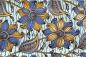 Preview: Afrikanischer Waxprint BEAUTIFUL FLOWERS